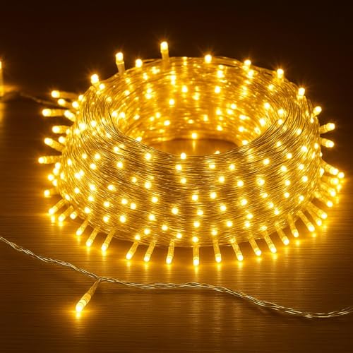 Image of Party Propz Rice LED String Lights for Decoration -10meter, Warm Yellow LEDs, Diwali Lights for Home, Decorative Waterproof Fairy Light, Pooja Room, Diwali Decoration for Home -Plugin Powered