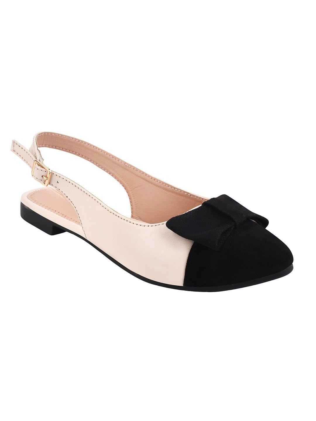 Women's Satin Slingback Flats with Bow Elegant Pointed Toe Slip-On Dress Shoes for Casual or Party Footwear-image-18
