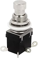 Vista 3 de ESUPPORT 6Pin DPDT - Pedal de interruptor de pie con cierre DPDT para guitarra, botón de metal True Bypass AC 250V/2A 125V/4A, paquete de 5