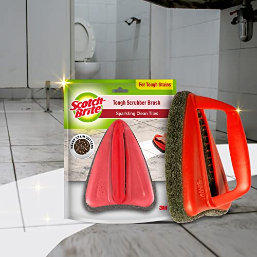 Scotch-Brite Bathroom Tile Scrubber Brush- Cleans Tiles, hard to ...