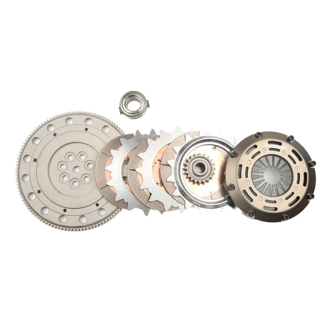 Kupplungs-Reibplatten-Set Kupplung für Dreifach-Scheiben-Kit Medium WT für Lancer Evo 4 5 6 7 8 9