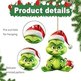 Zoom IMG-2 grinch decorazione natale 10 pezzi Zoom IMG-2 grinch decorazione natale 10 pezzi