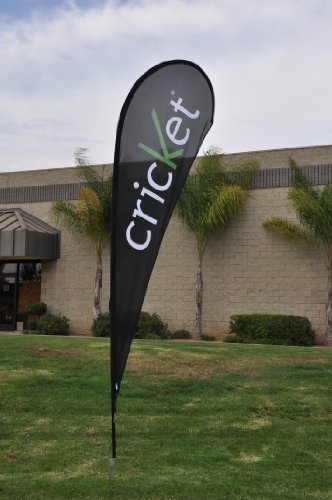 14 Foot Custom Teardrop Flag Set Feather Banner Flag With Flag Pole And Ground Stake #TOP1