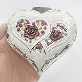 ROSIKING Emboss Alloy Metal Music Box Wind Up Movement Music Box for Friends on...