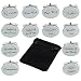 1 Pair Mens Silver Oval Wedding Cufflinks Groom Best Man Usher Page Boy Cuff Link Gift