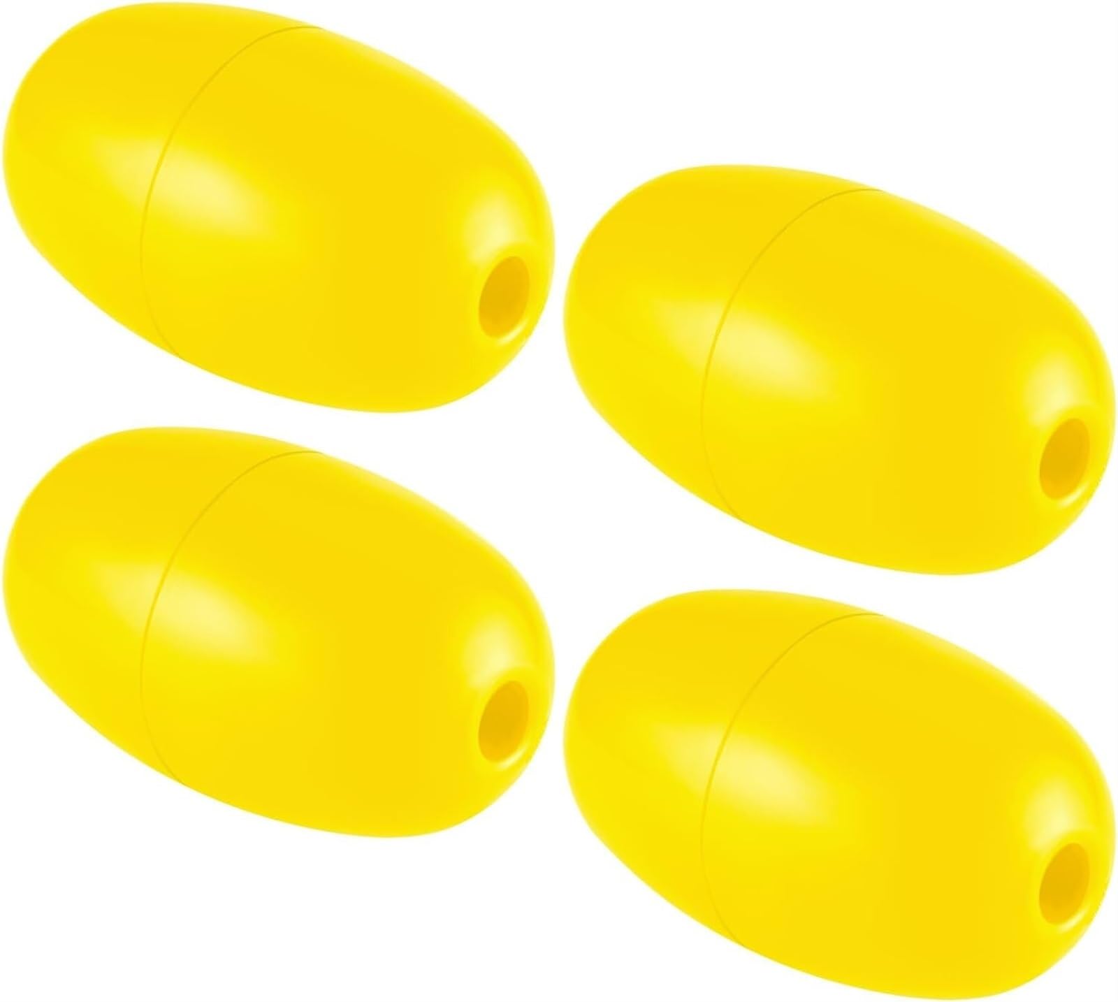 THE WHITE SHOP4 PCS Rope Floats Marine, Deep Water Fishing Marker Buoys for Boats Swimming Kayak Crabbing Trail Dock Pool