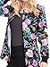 Cherokee Prints Women Warm Up Scrubs Jacket Snap Front CK301, XS, Love is Beautiful