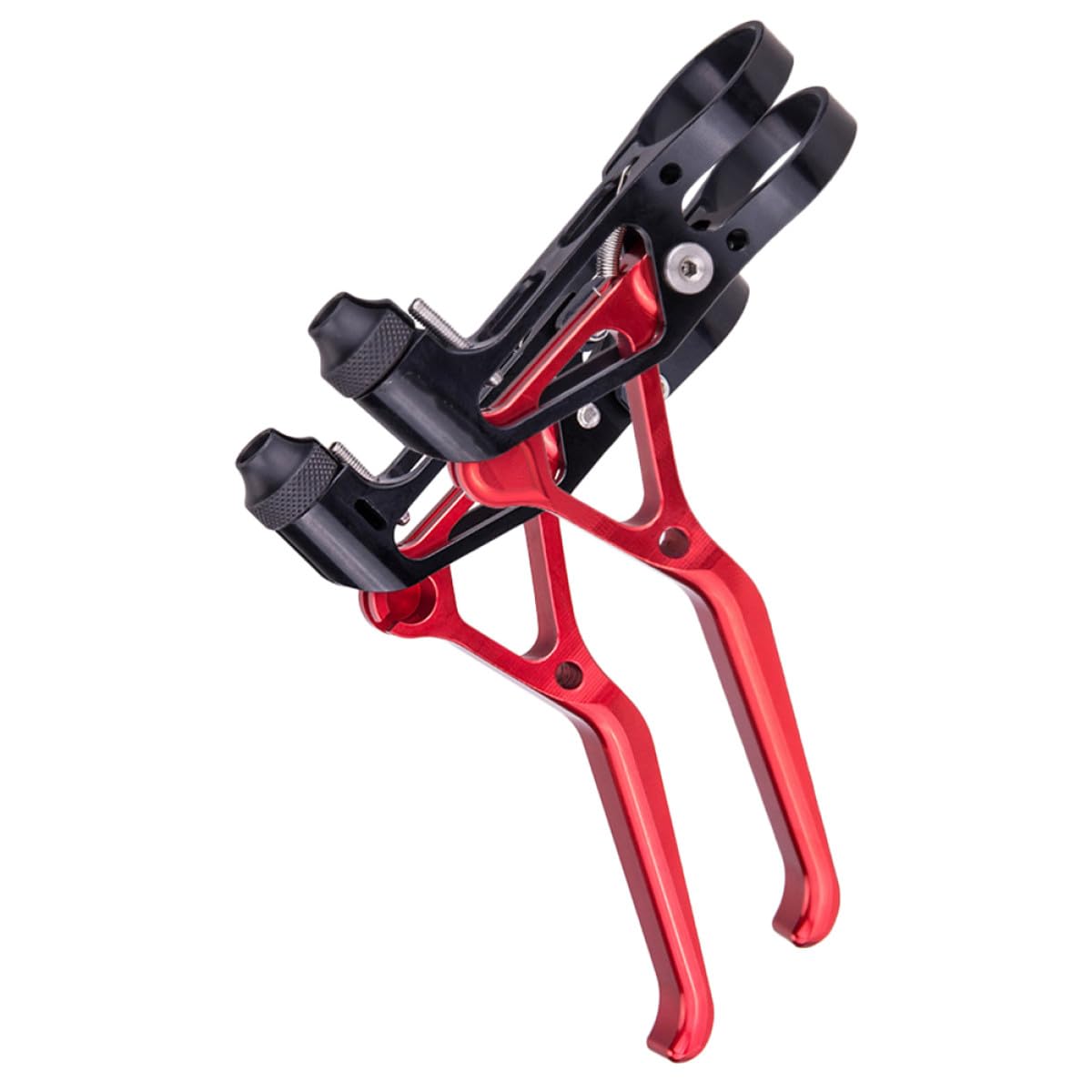 1Par Bicicleta de Aleación de Aluminio Cnc Mango de Ergonómico y Duradero Negro