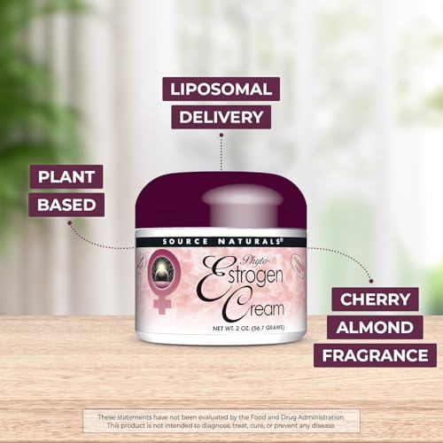Image of Supersmart - Phyto-Estrogen Cream - with Pomegranate Juice Extract Natural Source of Oestrone - Liposomal Delivery Ensuring The Best Possible Absorption | Non-GMO & Gluten Free - 2 Oz / 56.7g