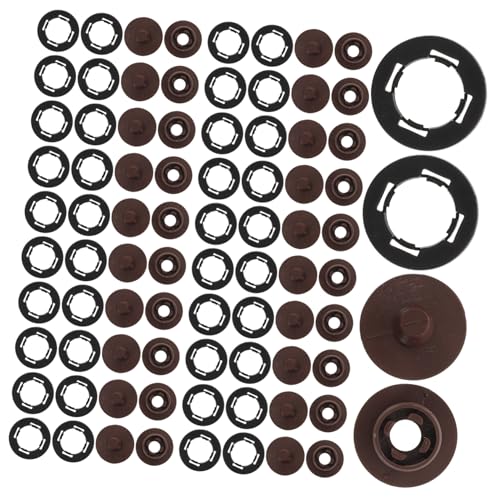 Clips de fixation tapis pour éviter le glissement - 100 pièces ABS pour sécurité automobile