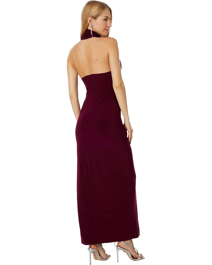 Norma Kamali Halter Turtle Side Slit Gown - #2 of 3