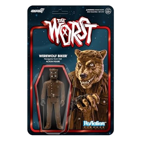 Super7 The Worst Werewolf Biker Cover