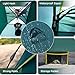 Happy Travel 1/2/3/4 Person Camping Tent, Instant Easy Pop Up Tents for Camping,Automatic Waterproof Family Camping Tent, Easy Set Up Tent,Portable Windproof Dome Tent for Camping Hiking & Traveling