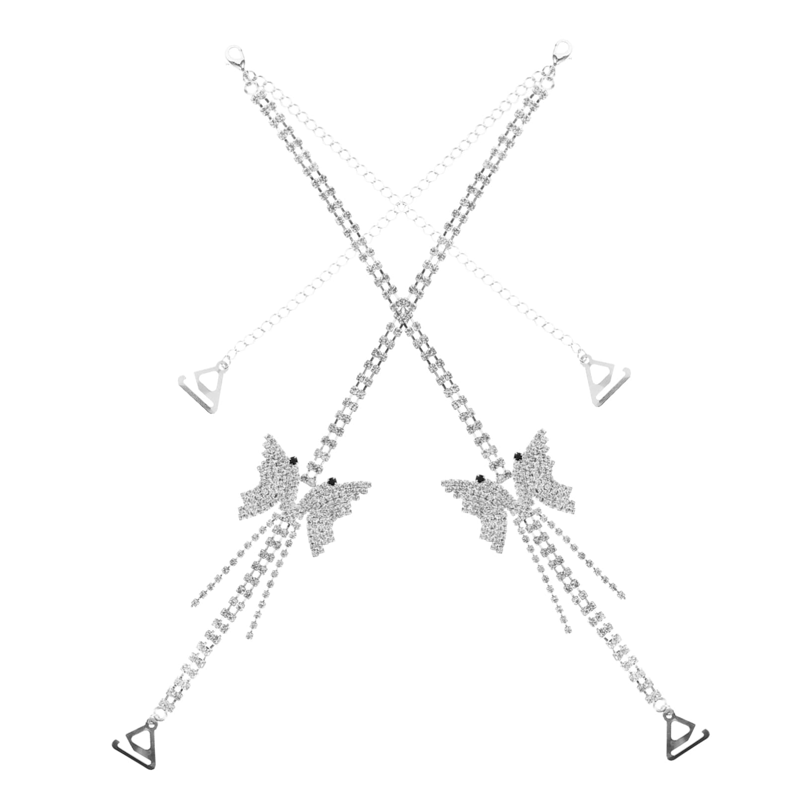 VALICLUDe Diamantes De Imitación Correa De Hombro Cadena De Cintura Maxi Cadena Cinturón Tops Vestido Bralette Trajes De Baño Ajustables Para Kit De Bolsa De Aseo Bolso De Lona