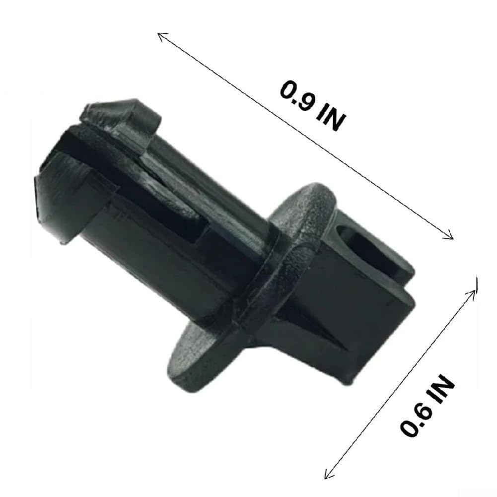Schwenkbuchse für Mercury Außenborder Jet Gashebel Gestänge Ersatz 23-932481 Kompatibel mit 175 200 Modellen 1989-1991 2 Pack Schwarz Kunststoff