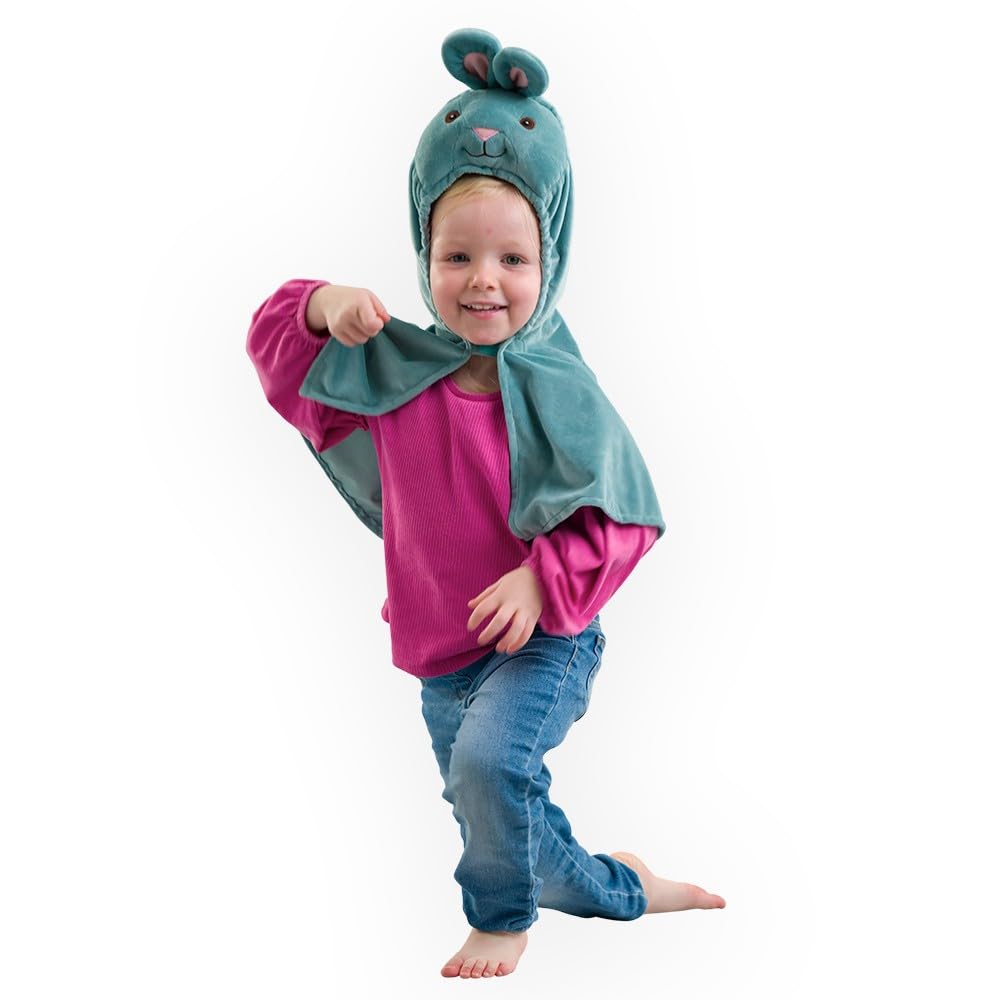 PRETEND TO BEE Perfect Pets Rabbit Dress Up Cape for Kids, One Size, 18 Months- 5 Years