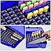 Flash Drive Case USB Memory Stick SD Card Storage Organizer- Holds 134pcs Thumb Drive Electronic Accessories Holder for Sandisk/for Samsung/for Inland/for PNY/for Netac (Blue)