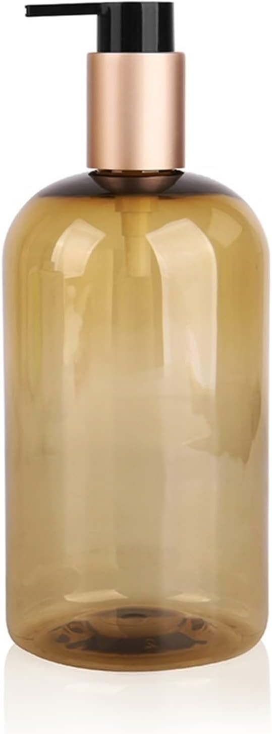 Hand Soap Bottle Plastic Soap Dispenser Press Type Soap Dispenser Bathroom Lotion Bottle Can Be Used for Essential Oils and Lotions 16.9oz Detergent Dispenser，B