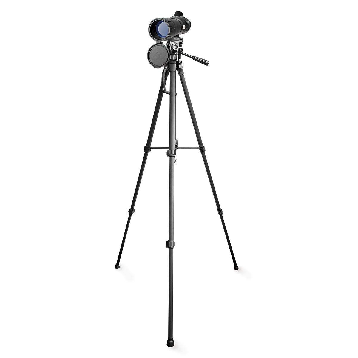 Scope Spotting | Range di ingrandimento: 20-60 | Diametro della lente dell'obiettivo: 60 mm | Campo visivo: 38 m | Correzione diottrica | Borsa da viaggio inclusa | Nero