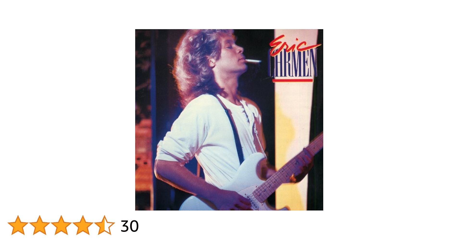 傑作！Eric Carmen / エリック・カルメン / 1984年 傑作！Eric Carmen / エリック・カルメン / 1984年 Amazon.co.jp