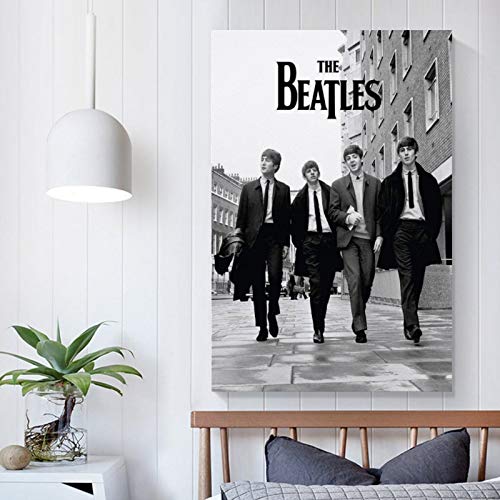 tongton Kopoo Poster officiel des Beatles à Londres sur toile – Art mural – Impression moderne – Décoration de chambre… - Les Beatles, Paul McCartney, John Lennon, RIngo Starr, George Harrison tongton Kopoo Poster officiel des Beatles à Londres sur toile - Art mural - Impression moderne - Décoration de chambre… – Image 6