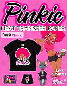 Pinkie Wärmeübertragungspapier Dark Classic 50 Blatt