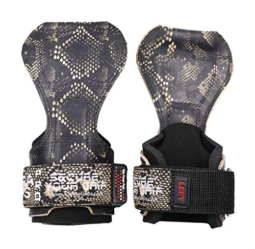 Image of Cobra Grips Weight Lifting Gloves with Adjustable Neoprene Padded Wrist Wraps - Heavy Duty Alternative to Power Lifting Hooks for Deadlifts