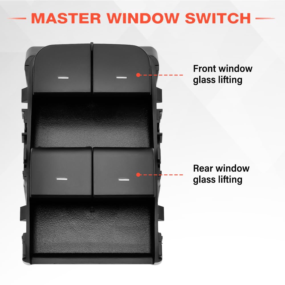 1081037-02-G Master Power Window Switch Compatible with Tesla Model 3/Y 2022 2021 Front Left Driver Side Window Switch