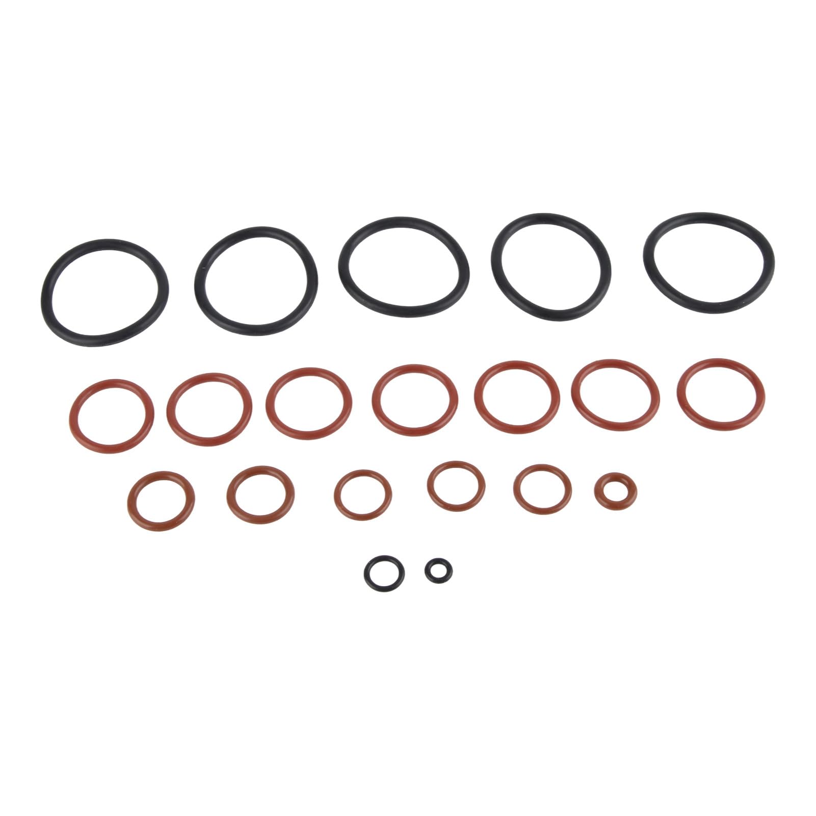 Cocoarm Kit de 20 Joints Toriques en Caoutchouc pour Capteur de Tuyau de Radiateur de Refroidissement, Joint Torique de Refroidisseur d' de Transmission pour E46 320i 323i 325i 328i 330i Xi