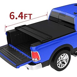 Amazon Com Oedro Quad Fold Tonneau Cover Soft Four Fold Truck Bed Covers Compatible With 2002 2020 Dodge Ram 1500 2003 2018 Dodge Ram 2500 3500 Fleetside 6 4 Bed For Models W O Ram Box Automotive