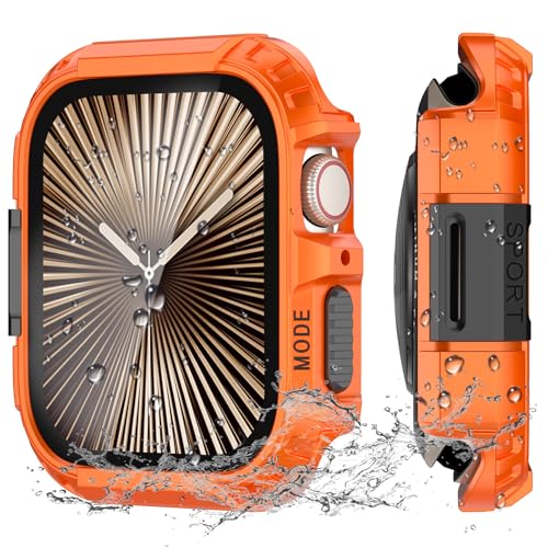 YIJDACASE Rugged Waterproof Case for 46mm Apple Watch Series 11/10