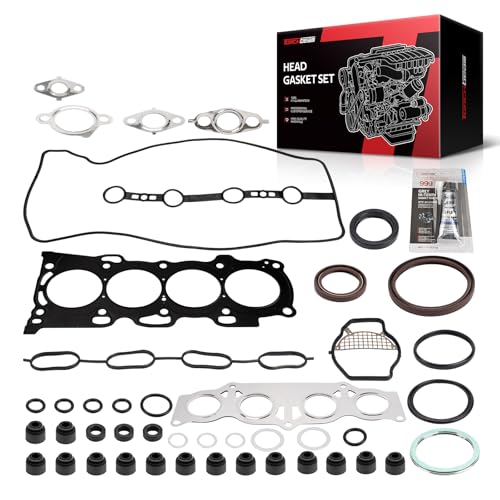 Image of Torchbeam Engine Cylinder Head Gasket Set for Toyota Camry 2002-2006, RAV4 2001-2005, Highlander 2001-2007, Scion tC 2005-2006,Solara 2002-2006, for 2.0L 2.4L 16v DOHC 2AZFE, HS26232PT,HSTO058,ES71183