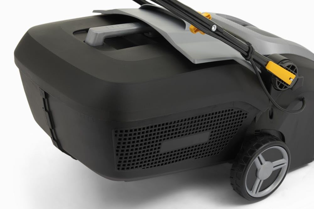 Alpina Escarificador eléctrico ASC 1.5 E, Motor de 1500 W, Con 20 cuchillas y 44 púas, Profundidad regulable de -12 mm a +8 mm, Escarifica y airea el terreno, Saco recogedor de 50 l