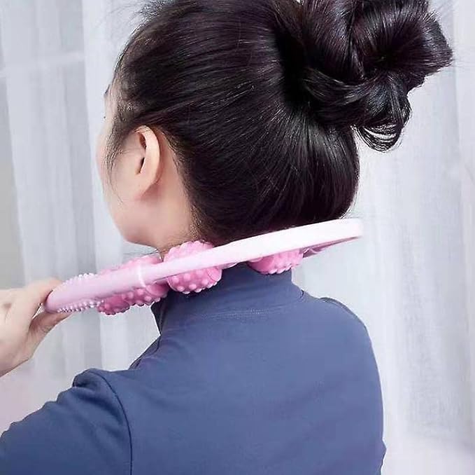 Swimo, 7 wheel foam handle roller, fit roller pro trigger points for manual muscle massage, neck, hand, elbow, hands, feet, calf, agony relief pain Swimo, 7 wheel foam handle roller, fit roller pro trigger points for manual muscle massage, neck, hand, elbow, hands, feet, calf, agony relief pain