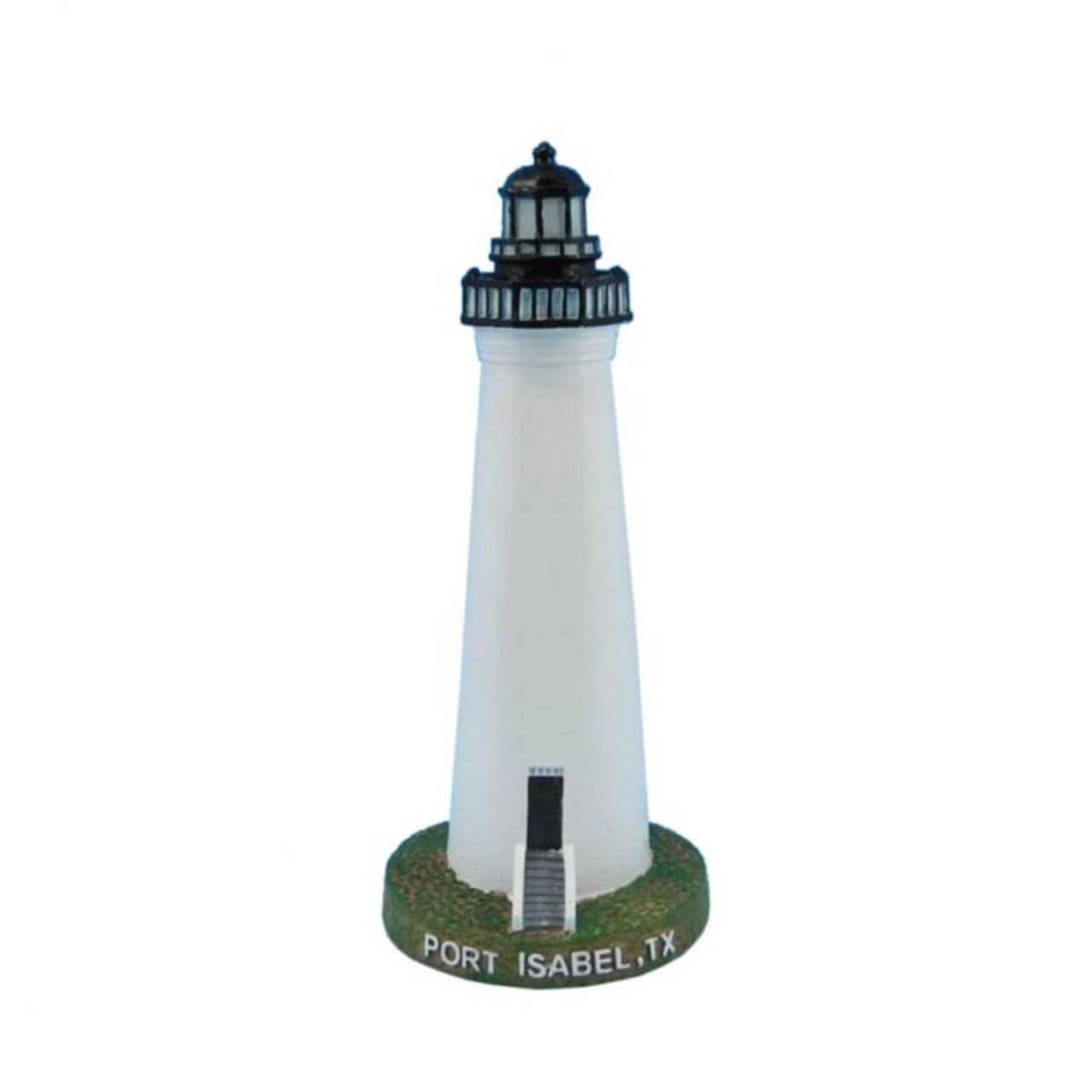 Hampton Nautical Port Isabel Lighthouse Decoration, 7"