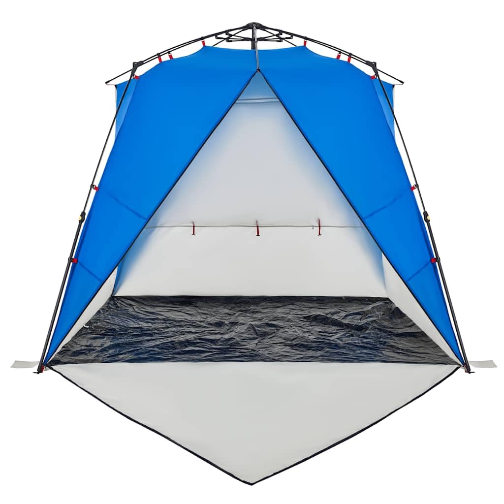 Genérico Tienda de Playa 4 Personas Impermeable Apertura rápida Azul,Deportes,Actividades al Aire Libre,Camping y Senderismo,Tiendas de campaña-4005305