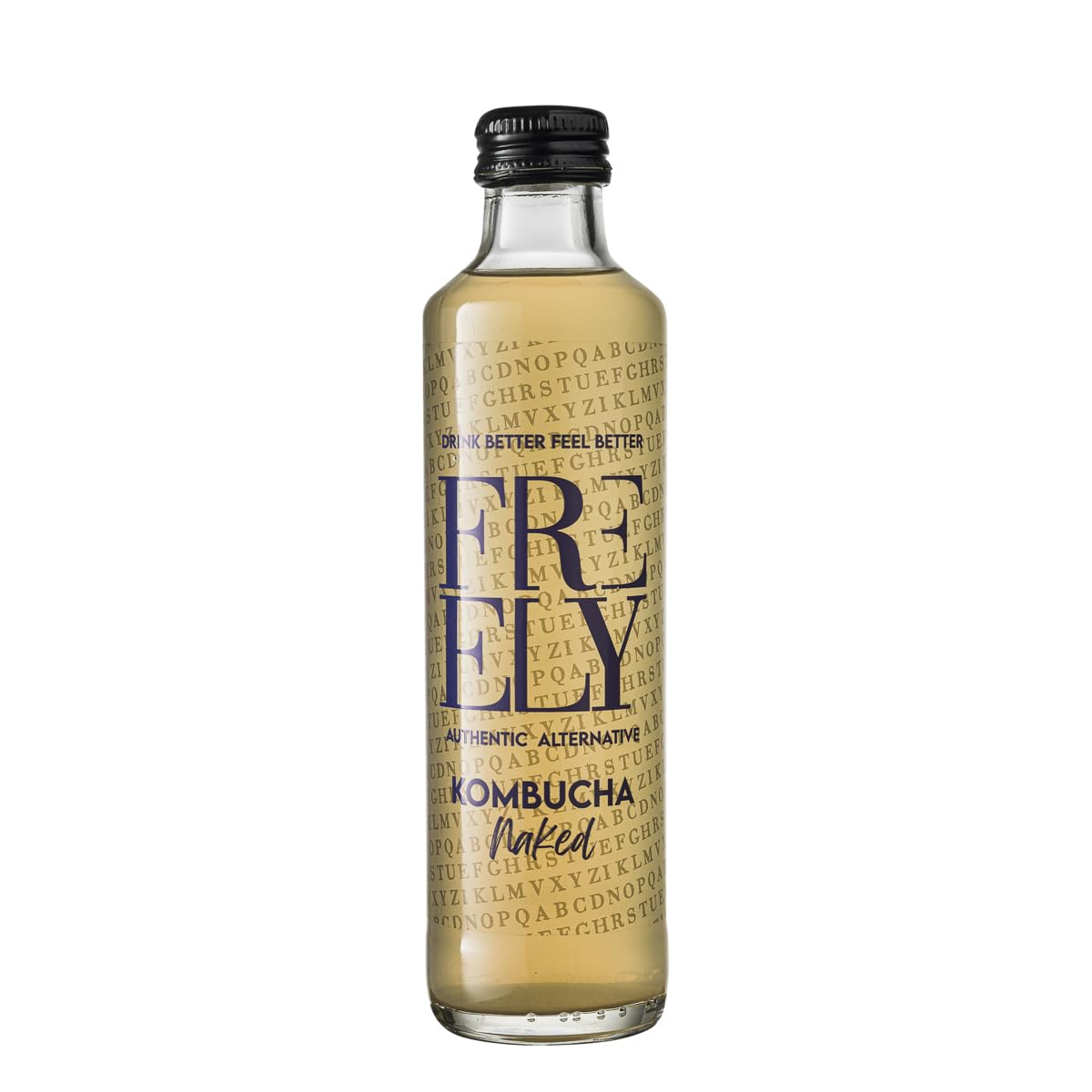 Freely Kombucha Naked | Confezione da 12 bottiglie da 250 ml