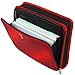 Five Star Zipper Binder, 2 Inch 3-Ring Binder with Round Rings, 5-Tab Expanding File, 380 Sheet Capacity, Fire Red (72538)