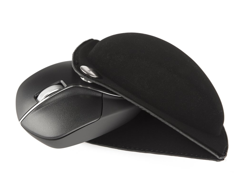 NGS Razza by Pininfarina – Ratón inalámbrico con tecnología láser, Negro y Plata