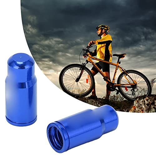 1 Par Tapas de Válvula para Bicicleta, Azul miniatura 4