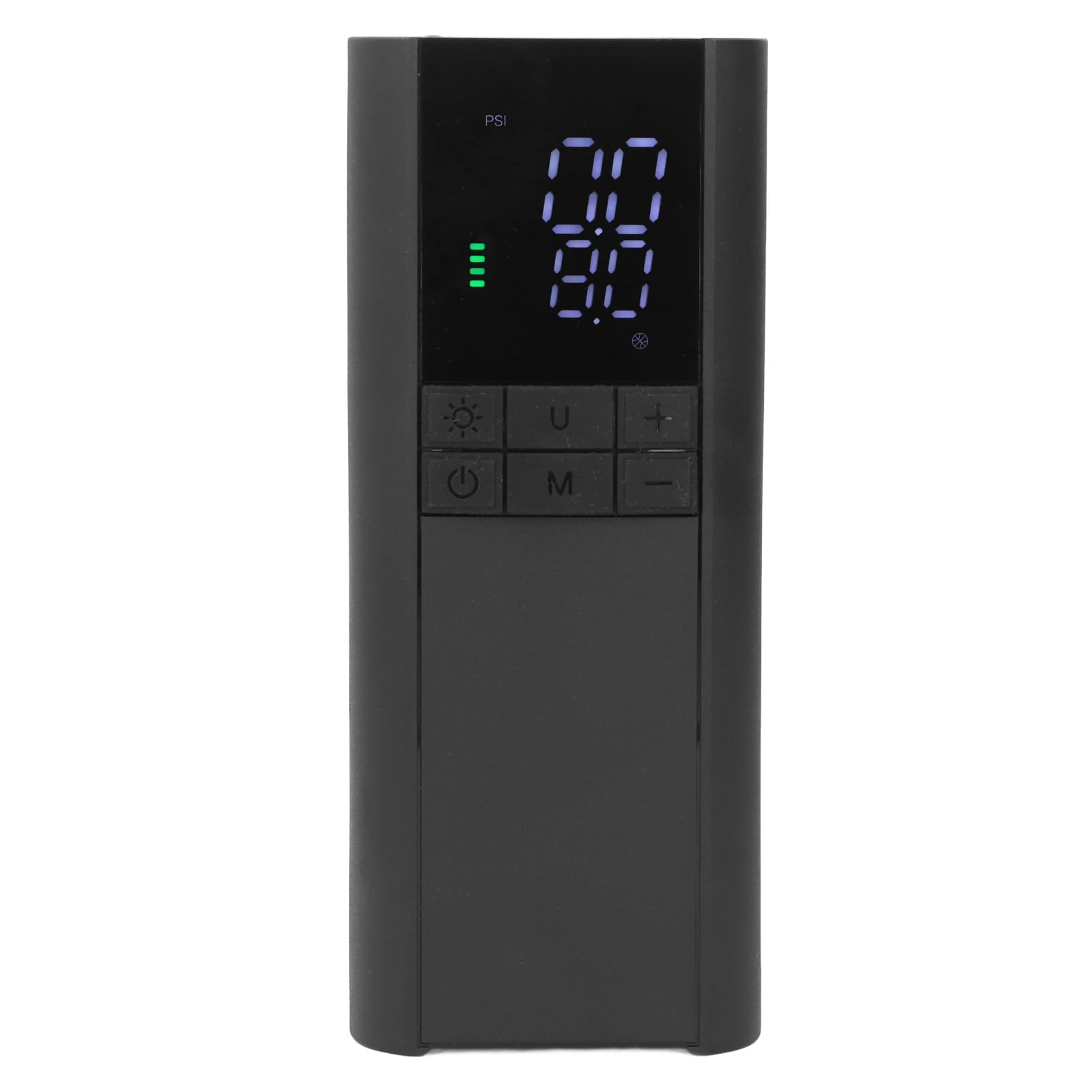 Elektryczna Pompka do Opon 8000 MAh, Przenośna Pompka do Opon ze Stopu Aluminium, Inflator 150 Psi z Manometrem, Lampka LED i Power Bank do Samochodu, Motocykla, Roweru, Piłek i