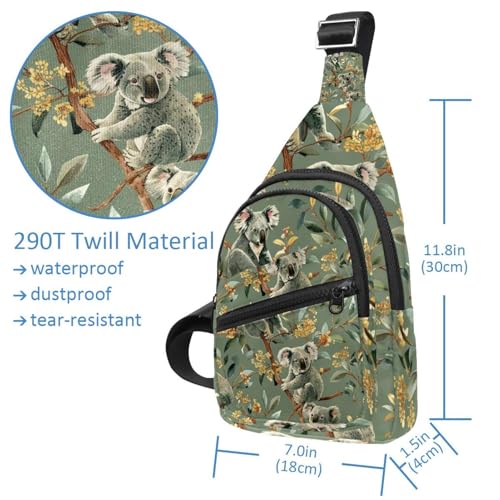 Mochila cruzada de senderismo con riñonera ajustable multicolor 4