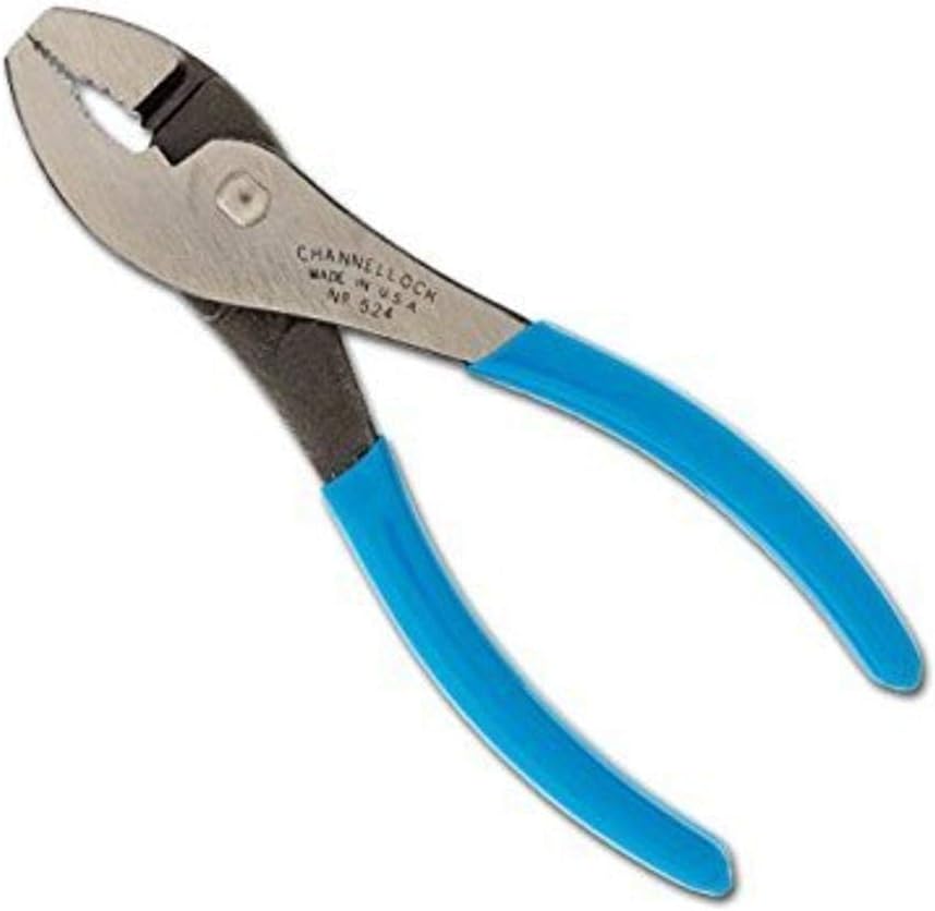 Channellock 524 Little Champ Precision Slip Joint Pliers with Wire Cutting Shear, 4.5