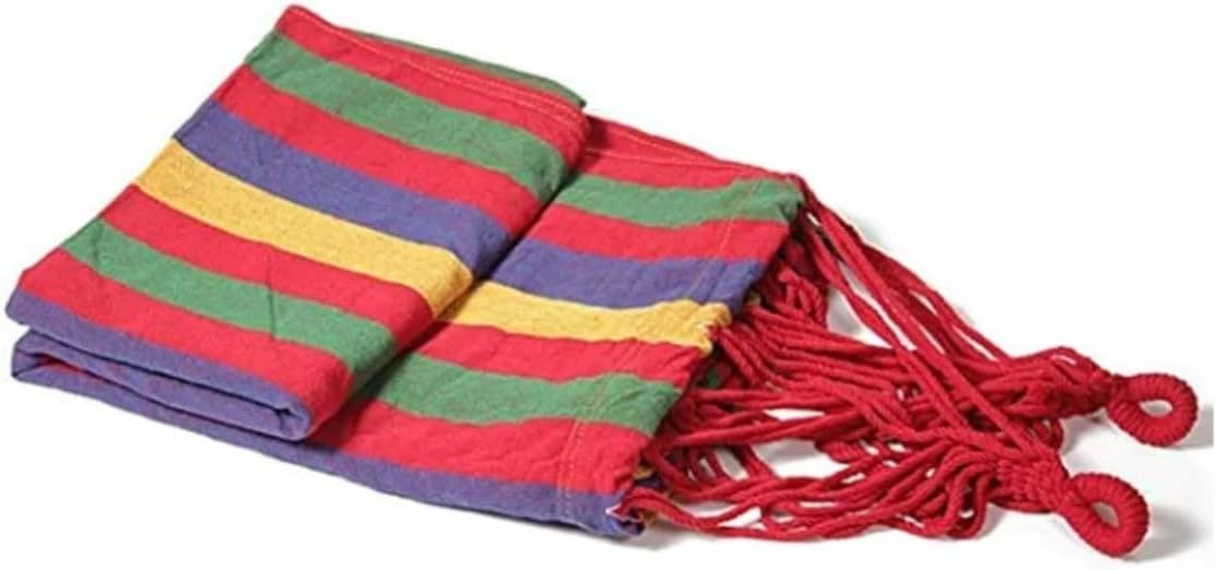 Brazilian Double Cotton Hammock! 2 Free Carabiners Included! Soft, Breathable, and Easy to Carry! Relax by The Water, at The Park, or in Your Backyard! Indoors or Outdoors! Large Size!