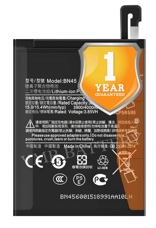 Image of Original BN45 Battery Compatible for Xiaomi Redmi Note 5 Pro (MEI7S, MEI7) - (4000mAh) - 1 Year Warranty K7