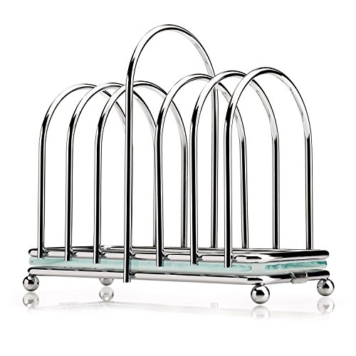 Victorian Toast Rack with Frosted Glass Base - //coolthings.us