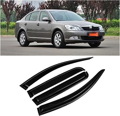 PANXUC Deflectores de Viento para Skoda Octavia 2007-2014.Cortavientos Ventana Coche deflectores de Aire Ventana dePuertas Delanteras