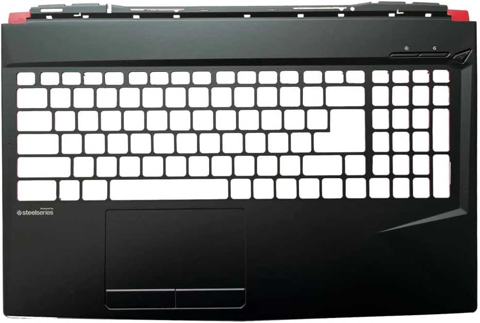 Compatible Replacemen for MSI GP63VR GL63 8RD 8RC 8RE MS-16P4 MS-16P5 MS-16P7 (Upper Case Palmrest Cover) - Black, Vinyl, Silicone, Thermoplastic Polyurethane, Waterproof, Scratch Resistant