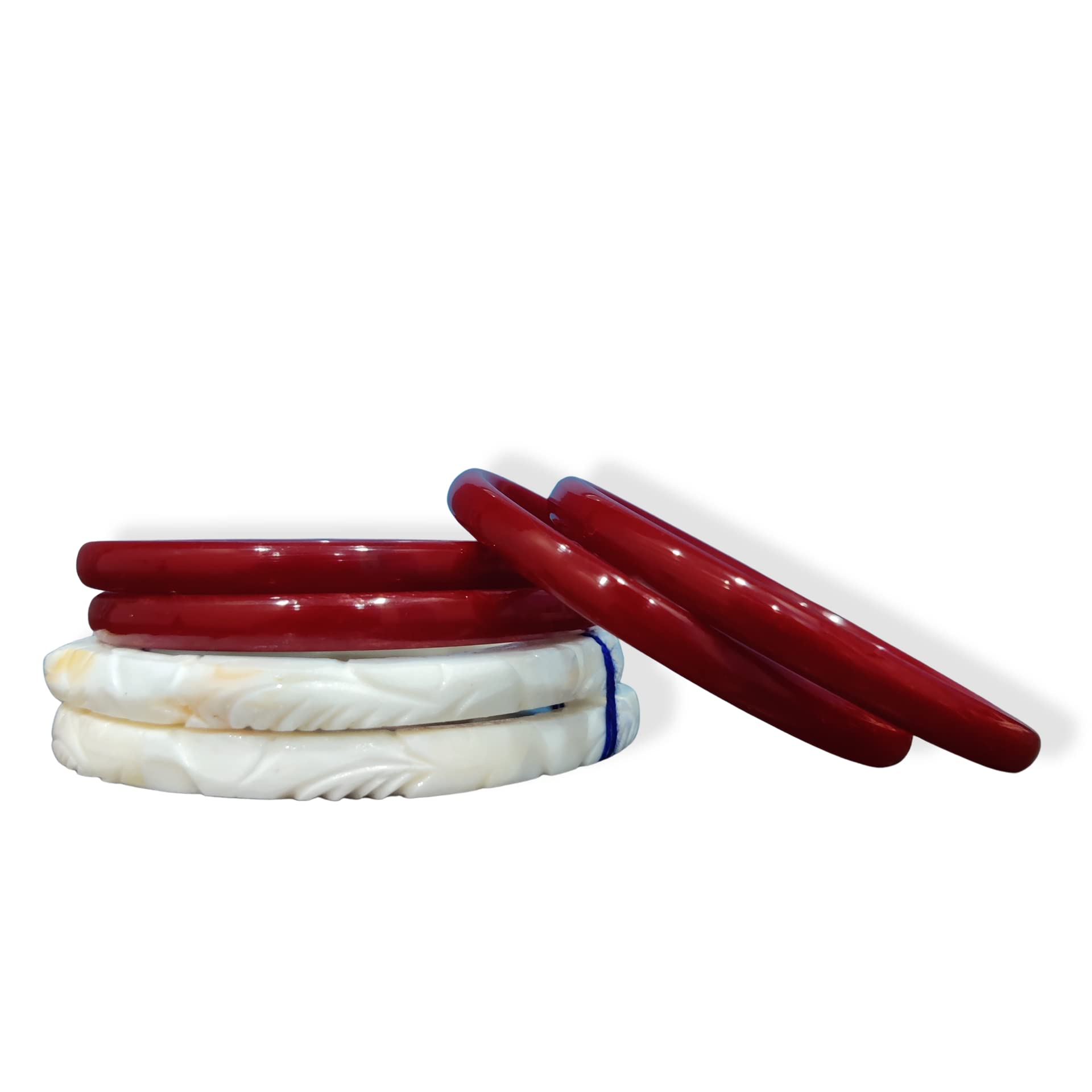 Loyal Kart ™ 1 Pair Of Light Weight Saru Shakha with FREE 4pc Red Plastic Pola Reasonable NORmal Shakha Pola for Women (2.9) (B0BYZVL71V) Amazon Price History, Amazon Price Tracker
