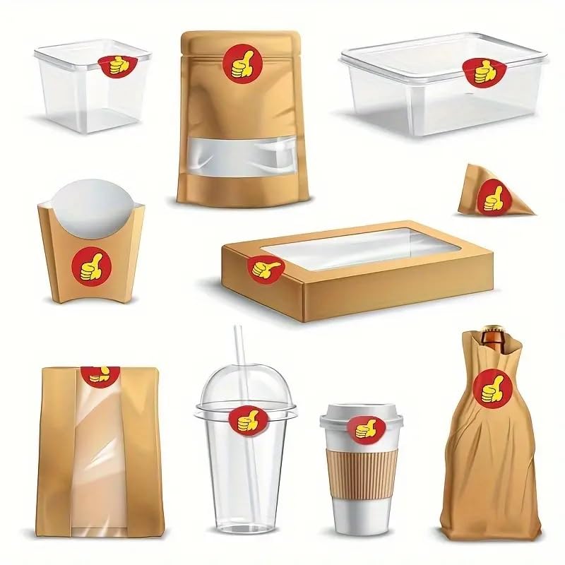 Rollo Pegatinas Agradecimientos para niños, Thank-You stickers, 1 Unidad - imagen 3